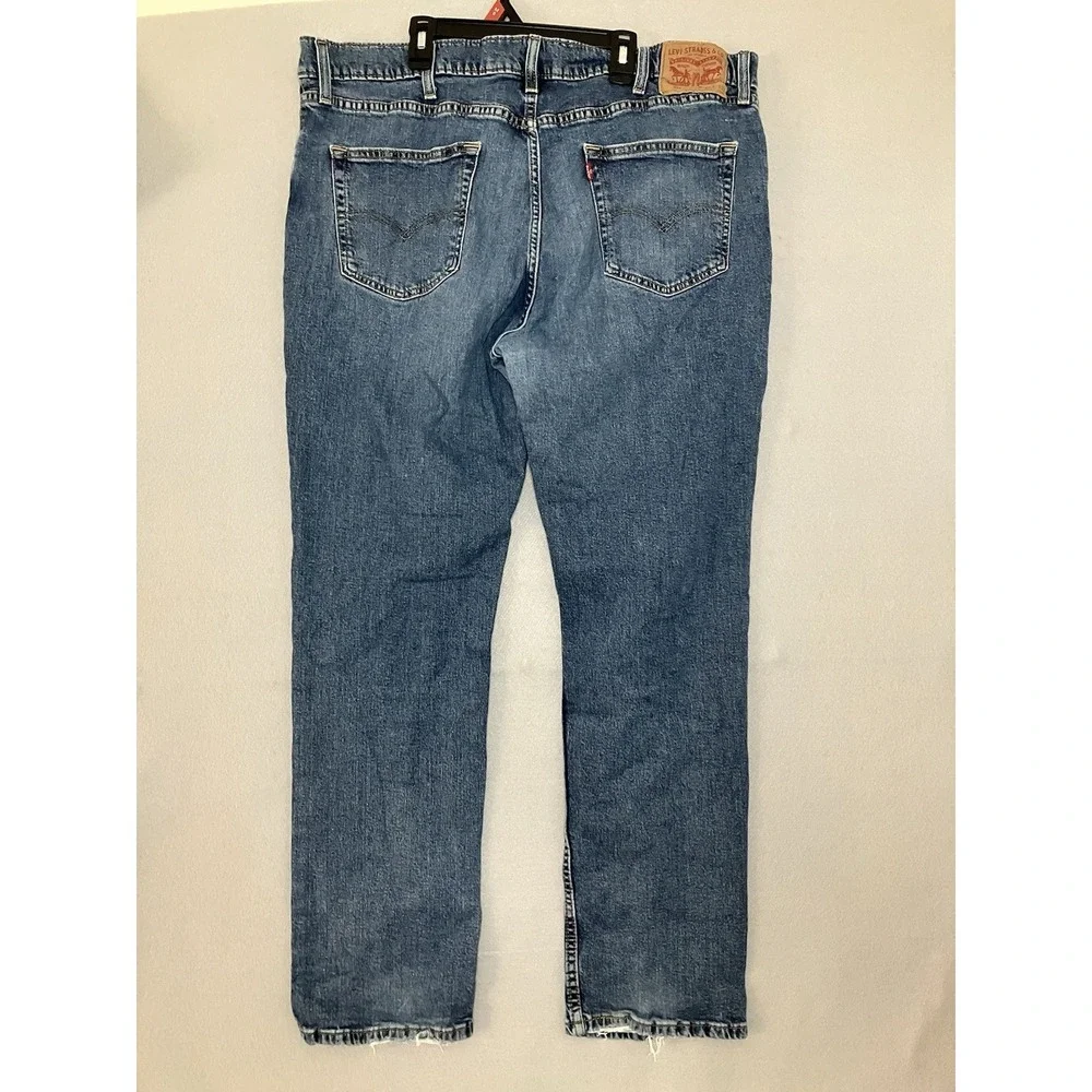 Levis 511 Jeans Mens 42 X 32 Blue Wash 5 Pocket Stretch